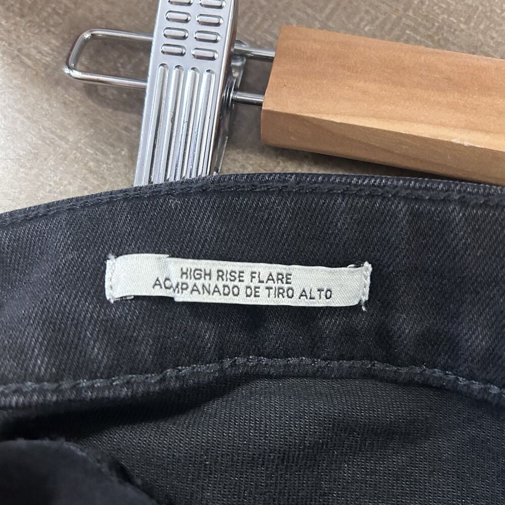 Ava & Viv High Rise Flare Jeans women's size 26 NWT Black - Picture 8 of 8
